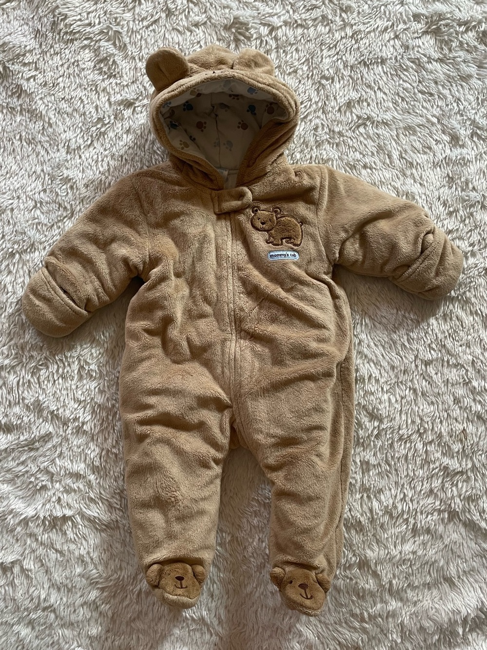 mommy’s cub snowsuit